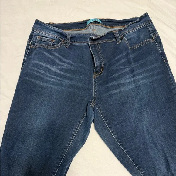 Wax jeans butt I love you. Size 16. Skinny jeans. - Picture 1 of 4